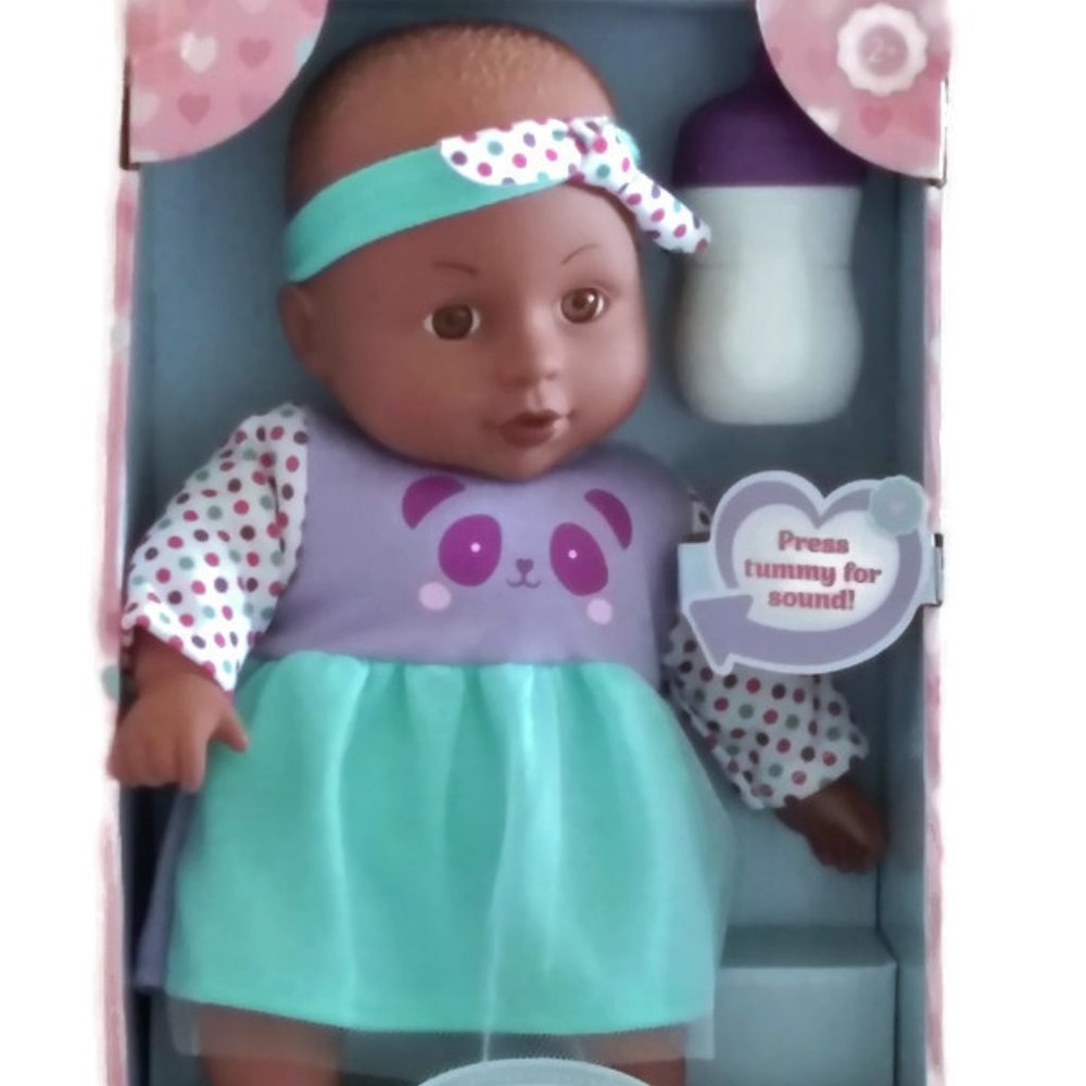 MY SWEET LOVE SNUGGLE & FEED TIME BABY DOLL WITH REALISTIC SOUNDS